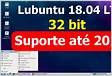 Lubuntu Linux 32 bit. Leve, estável e Muito Rápido